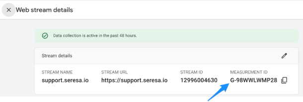 Pick up and record Measurement ID